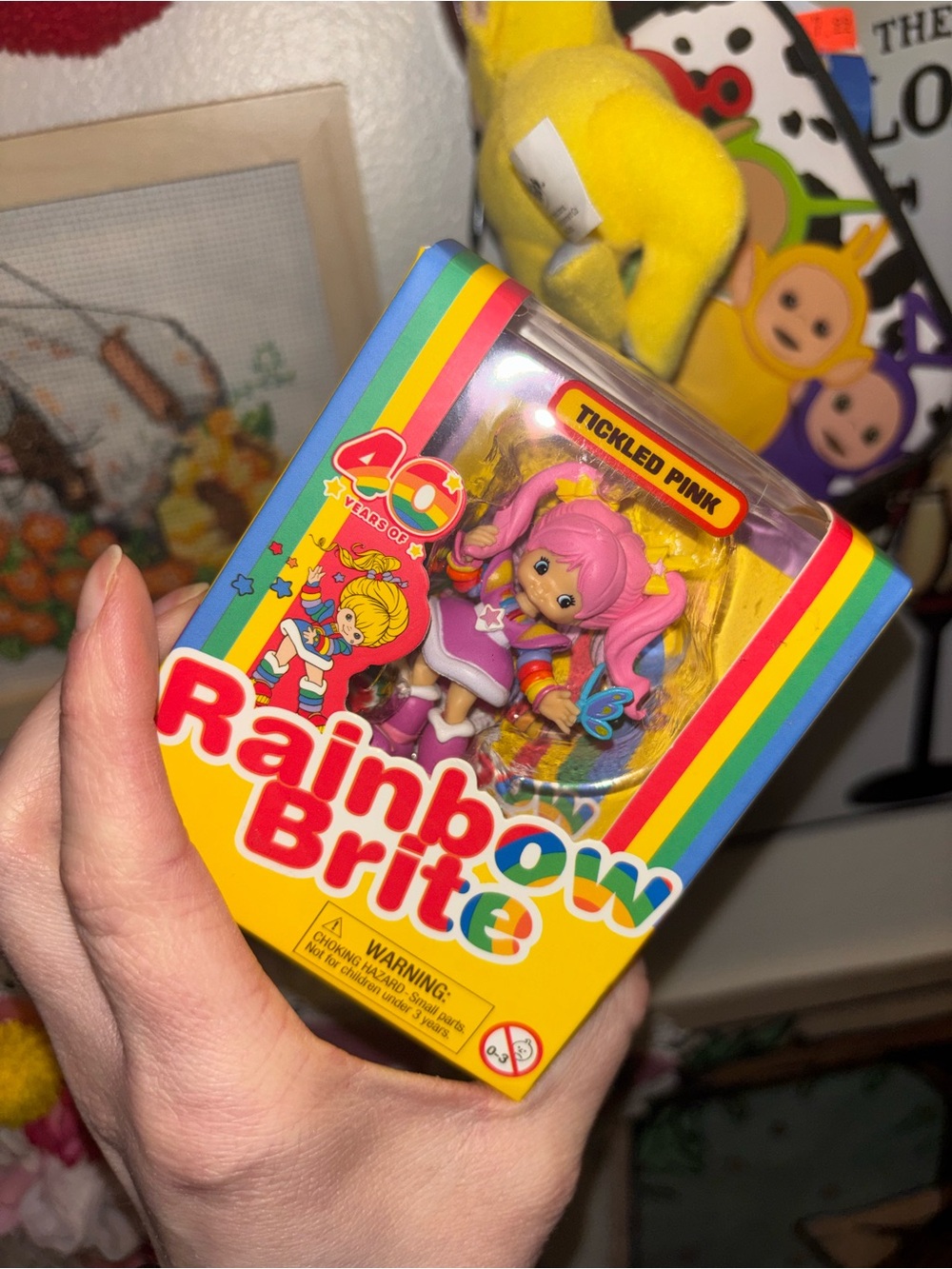Rainbow Brite 40th Anniversary Tinkled Pink Doll Figure